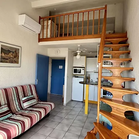 T2 Mezzanine Climatise Dans Avec Piscine -4 Couchages Ar580-350 Appartement Argelès-sur-Mer